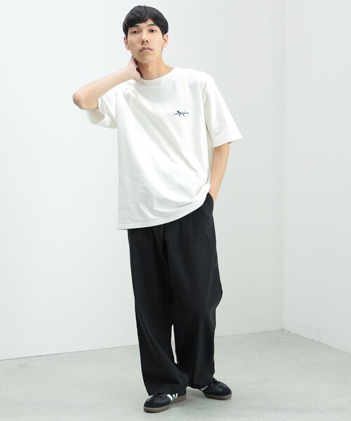 Labrador Retriever（ラブラドールリトリーバー）の「BEAMS HEART / Labrador Retriever アーカイブ プリント Tシャツ（Tシャツ/カットソー・メンズ・ホワイト/ネイビー・MEDIUM/SMALL/LARGE）」の3枚目の写真