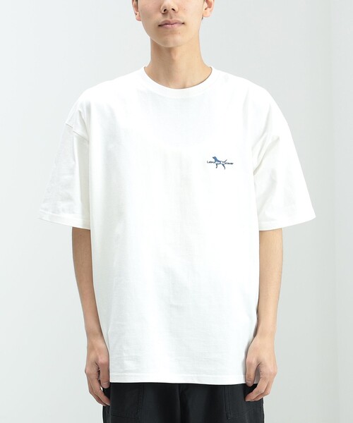 Labrador Retriever（ラブラドールリトリーバー）の「BEAMS HEART / Labrador Retriever アーカイブ プリント Tシャツ（Tシャツ/カットソー・メンズ・ホワイト/ネイビー・MEDIUM/SMALL/LARGE）」の16枚目の写真
