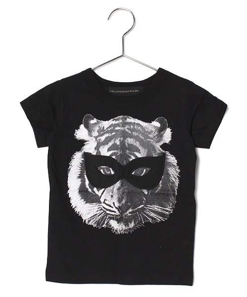 'PalinkA（パリンカ）の「タイガーTシャツ / MOJAKWA（Tシャツ/カットソー・キッズ・ブラック/オフホワイト/グレー・100/110/130/120/150/140）」の2枚目の写真