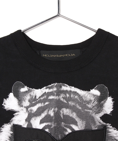 'PalinkA（パリンカ）の「タイガーTシャツ / MOJAKWA（Tシャツ/カットソー・キッズ・ブラック/オフホワイト/グレー・100/110/130/120/150/140）」の5枚目の写真