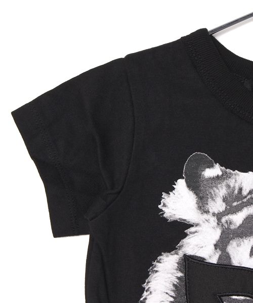 'PalinkA（パリンカ）の「タイガーTシャツ / MOJAKWA（Tシャツ/カットソー・キッズ・ブラック/オフホワイト/グレー・100/110/130/120/150/140）」の6枚目の写真