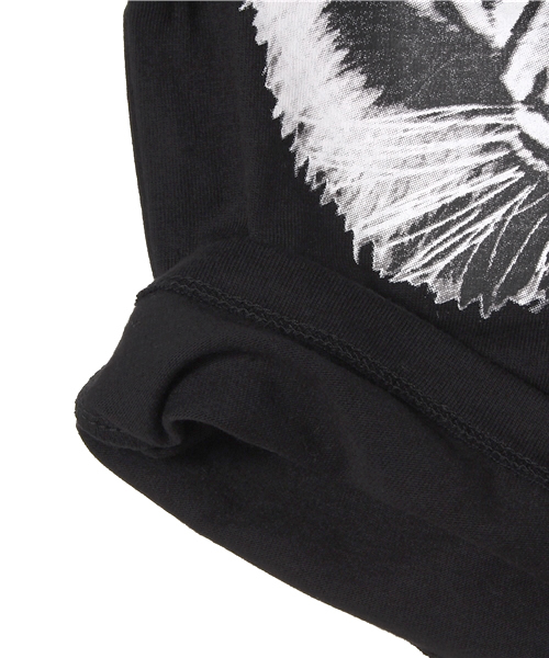 'PalinkA（パリンカ）の「タイガーTシャツ / MOJAKWA（Tシャツ/カットソー・キッズ・ブラック/オフホワイト/グレー・100/110/130/120/150/140）」の10枚目の写真