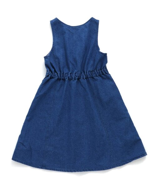 algy（アルジー）の「チェリーモチーフジャンスカ（ジャンパースカート・キッズ・アイボリー/インディゴブルー・XXX-SMALL/XX-SMALL/X-SMALL/MEDIUM/SMALL）」の9枚目の写真