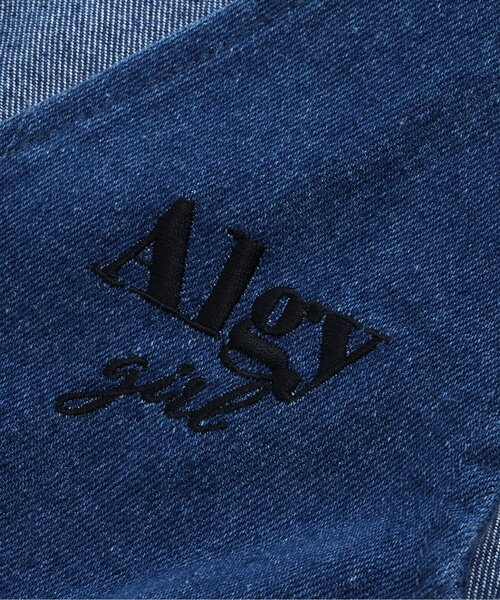 algy（アルジー）の「チェリーモチーフジャンスカ（ジャンパースカート・キッズ・アイボリー/インディゴブルー・XXX-SMALL/XX-SMALL/X-SMALL/MEDIUM/SMALL）」の13枚目の写真