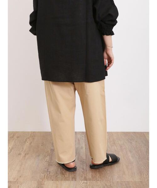 Samansa Mos2(サマンサ モスモス)の「【Sサイズ / WEB限定】ツイルほつほつカーブパンツ(その他パンツ・レディース・ベージュ/キナリ/ダークブラウン/グリーン/ピンク・M/S)」の14枚目の写真