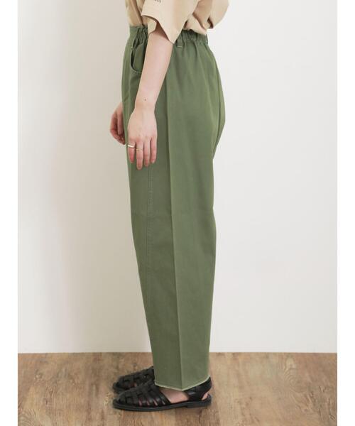 Samansa Mos2(サマンサ モスモス)の「【Sサイズ / WEB限定】ツイルほつほつカーブパンツ(その他パンツ・レディース・ベージュ/キナリ/ダークブラウン/グリーン/ピンク・M/S)」の22枚目の写真