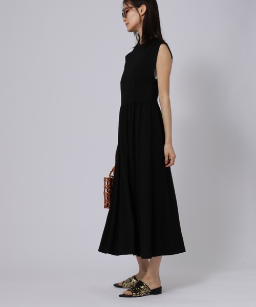 ketty cherie（ケティシェリー）の「デザインスリーブカットワンピース≪洗濯機で洗える≫（ワンピース・レディース・ブラック・M）」の9枚目の写真