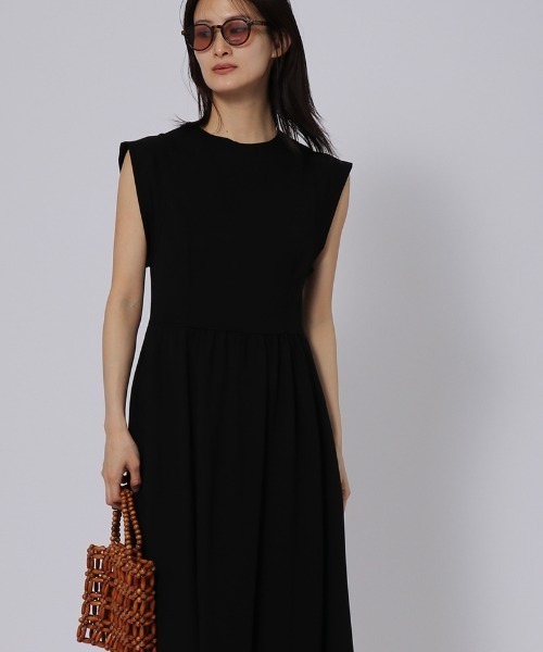 ketty cherie（ケティシェリー）の「デザインスリーブカットワンピース≪洗濯機で洗える≫（ワンピース・レディース・ブラック・M）」の11枚目の写真