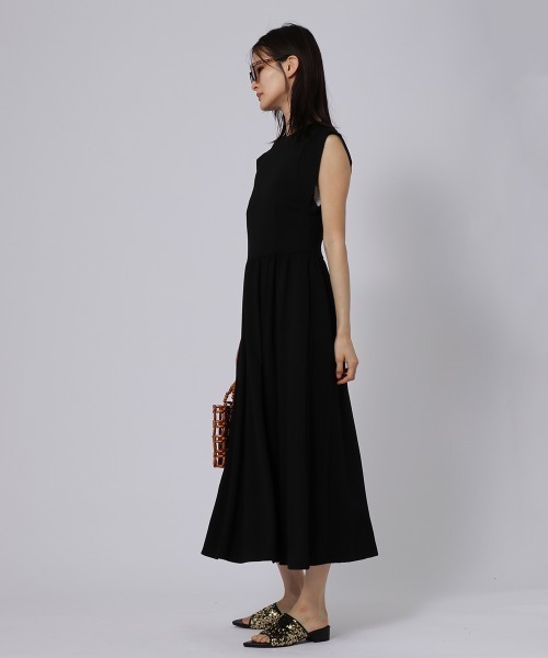 ketty cherie（ケティシェリー）の「デザインスリーブカットワンピース≪洗濯機で洗える≫（ワンピース・レディース・ブラック・M）」の14枚目の写真