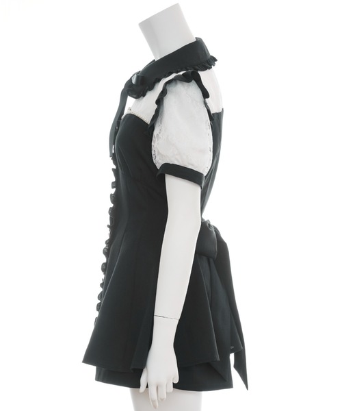 Secret Honey(シークレットハニー)の「ビスチェ切替セットアップ(セットアップ・レディース・ブラックミックス/ブラック/ライトブルー/ライトブラック・MEDIUM)」の16枚目の写真