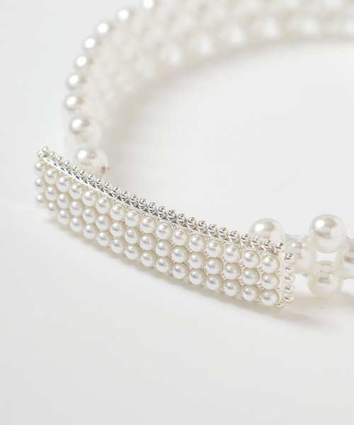 Honeys（ハニーズ）の「モチーフパールゴムベルト（ベルト・レディース・ホワイト系その他2/ホワイト系その他3/ホワイト系その他・FREE）」の15枚目の写真