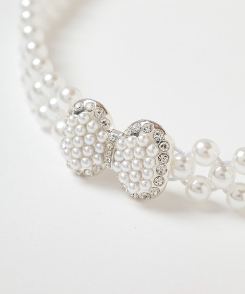 Honeys（ハニーズ）の「モチーフパールゴムベルト（ベルト・レディース・ホワイト系その他2/ホワイト系その他3/ホワイト系その他・FREE）」の17枚目の写真