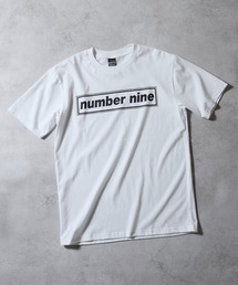number nine BOX LINE T-SHIRT / ナンバーナインロゴ ボックスライン Tシャツ