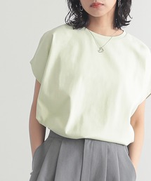 [新色追加]汗シミ防止フレンチスリーブTシャツ【サスティナブル】