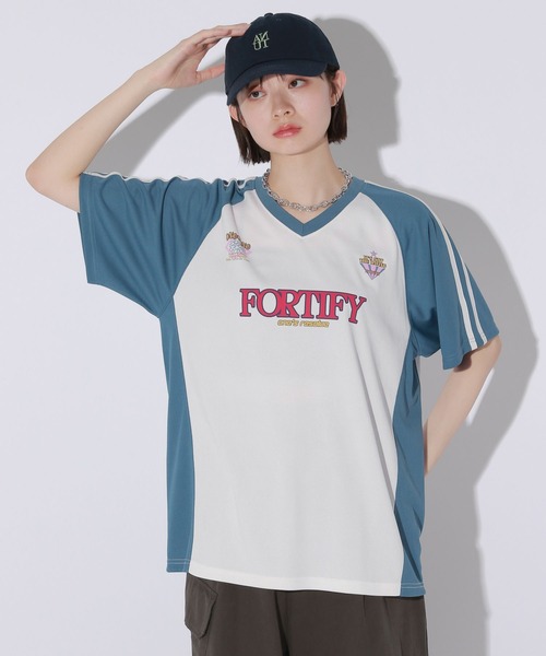 Anui(アニュイ)の「【UNISEX】配色ゲーミングTシャツ(Tシャツ/カットソー・レディース・オフホワイト/ブラック・MEDIUM)」の16枚目の写真