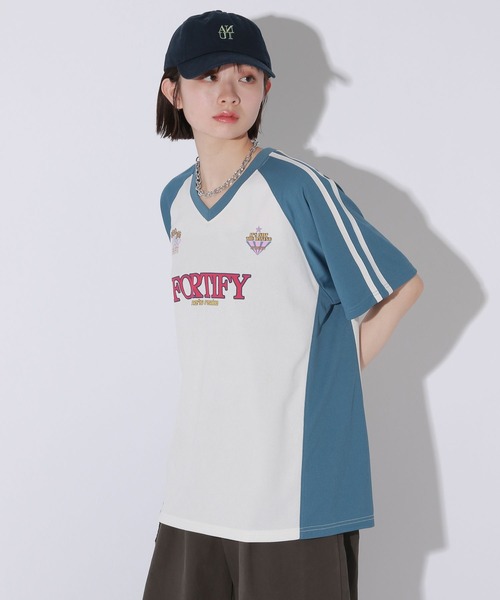 Anui(アニュイ)の「【UNISEX】配色ゲーミングTシャツ(Tシャツ/カットソー・レディース・オフホワイト/ブラック・MEDIUM)」の17枚目の写真