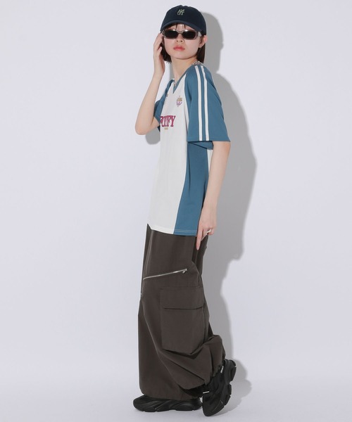 Anui(アニュイ)の「【UNISEX】配色ゲーミングTシャツ(Tシャツ/カットソー・レディース・オフホワイト/ブラック・MEDIUM)」の20枚目の写真