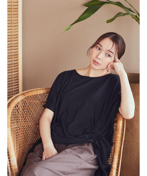 セール】ドロストギャザードッキングTシャツ（Tシャツ