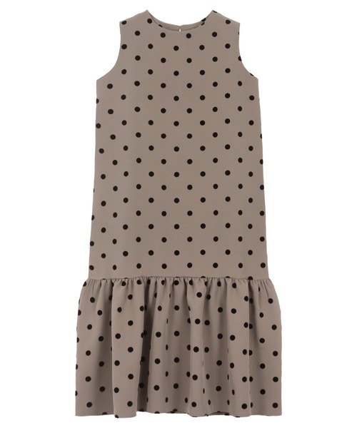 フロッキードットマキシワンピース（ワンピース）｜KOBE LETTUCE