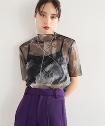 HARE | ガラシアーモックネックトップス(HARE)(Tシャツ/カットソー)