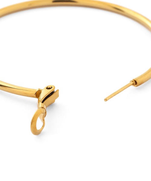 ANEMONE（アネモネ）の「【ステンレス】メタルフープピアス（ピアス（両耳用）・レディース・シルバー/ゴールド・FREE）」の6枚目の写真