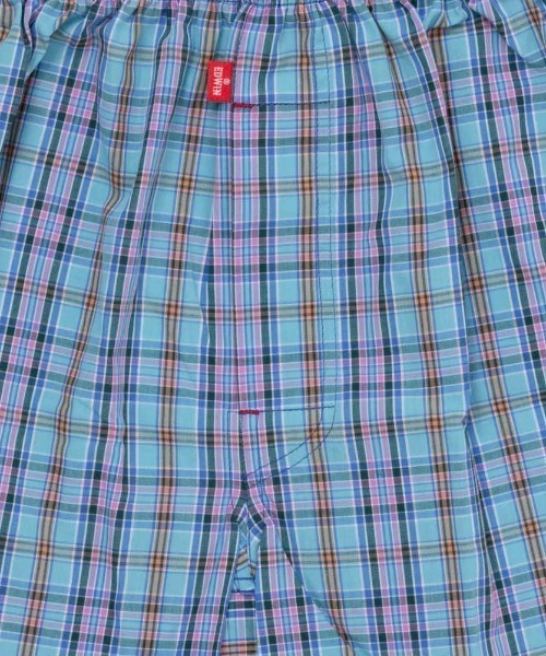 EDWIN（エドウィン）の「EDWIN綿１００％チェックトランクス（トランクス・メンズ・グリーン/ブルー・M/L/XL）」の7枚目の写真