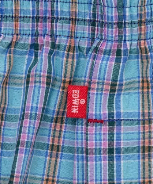 EDWIN（エドウィン）の「EDWIN綿１００％チェックトランクス（トランクス・メンズ・グリーン/ブルー・M/L/XL）」の8枚目の写真
