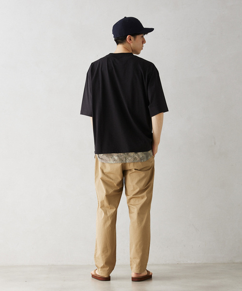 JOURNAL STANDARD relume(ジャーナルスタンダード レリューム)の「”吸水速乾”COOLMAX USAコットン オーバーサイズライトオンスTシャツ(Tシャツ/カットソー・メンズ・ブラック/サックスブルー/アイボリー/ホワイト/オレンジ/ブラックミックス・LARGE/MEDIUM/X-LARGE)」の16枚目の写真