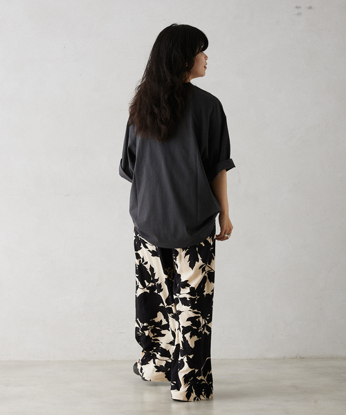 JOURNAL STANDARD relume(ジャーナルスタンダード レリューム)の「”吸水速乾”COOLMAX USAコットン オーバーサイズライトオンスTシャツ(Tシャツ/カットソー・メンズ・ブラック/サックスブルー/アイボリー/ホワイト/オレンジ/ブラックミックス・LARGE/MEDIUM/X-LARGE)」の21枚目の写真