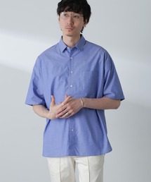大山シュン So / シャンブレー半袖シャツ GH-shirts / サイズM SO シャンブレーシャツLサイズ ダークグレー 大山シュン