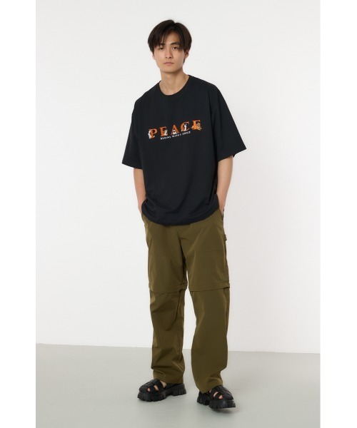 RODEO CROWNS WIDE BOWL(ロデオクラウンズワイドボウル)の「DOGロゴ Tシャツ(Tシャツ/カットソー・メンズ・ホワイト/ブラック/ターコイズブルー系1・MEDIUM/LARGE)」の11枚目の写真