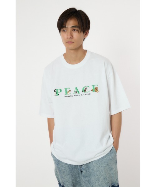RODEO CROWNS WIDE BOWL(ロデオクラウンズワイドボウル)の「DOGロゴ Tシャツ(Tシャツ/カットソー・メンズ・ホワイト/ブラック/ターコイズブルー系1・MEDIUM/LARGE)」の7枚目の写真