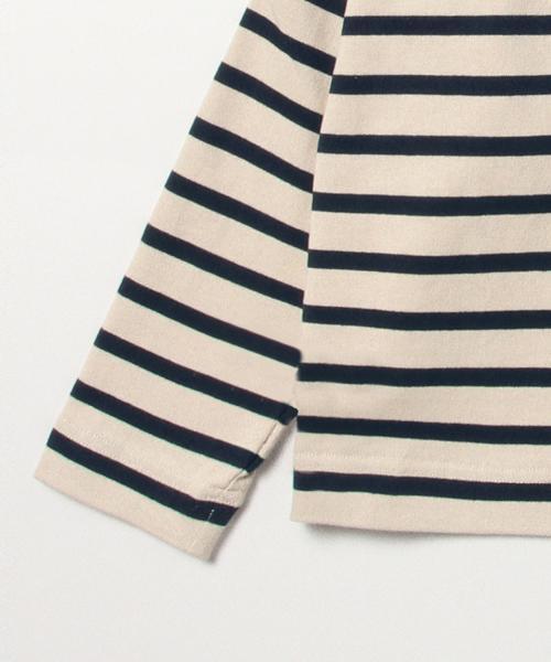 Demi-Luxe BEAMS(デミルクス ビームス)の「Traditional Weatherwear / BIG マリンボートネック プルオーバー(Tシャツ/カットソー・レディース・ホワイト系その他/ブラック・ONE SIZE)」の6枚目の写真