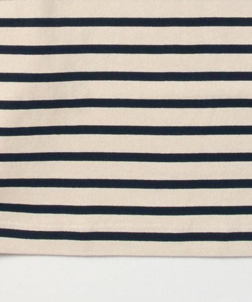 Demi-Luxe BEAMS(デミルクス ビームス)の「Traditional Weatherwear / BIG マリンボートネック プルオーバー(Tシャツ/カットソー・レディース・ホワイト系その他/ブラック・ONE SIZE)」の7枚目の写真