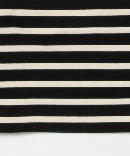 Demi-Luxe BEAMS(デミルクス ビームス)の「Traditional Weatherwear / BIG マリンボートネック プルオーバー(Tシャツ/カットソー・レディース・ホワイト系その他/ブラック・ONE SIZE)」の12枚目の写真