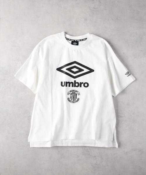 UMBRO(アンブロ)の「UMBRO(アンブロ)ロゴクルーネックTシャツ(Tシャツ/カットソー・レディース・ブラック/ベージュ/ホワイト・M/L/XL)」の4枚目の写真