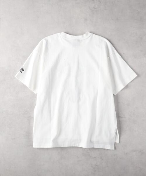 UMBRO(アンブロ)の「UMBRO(アンブロ)ロゴクルーネックTシャツ(Tシャツ/カットソー・レディース・ブラック/ベージュ/ホワイト・M/L/XL)」の6枚目の写真