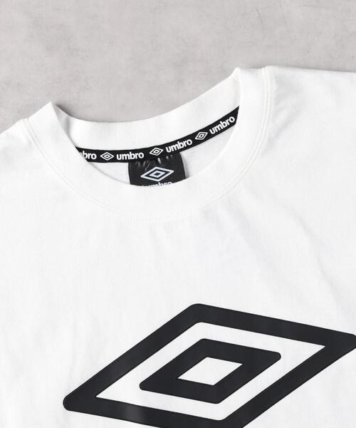 UMBRO(アンブロ)の「UMBRO(アンブロ)ロゴクルーネックTシャツ(Tシャツ/カットソー・レディース・ブラック/ベージュ/ホワイト・M/L/XL)」の7枚目の写真