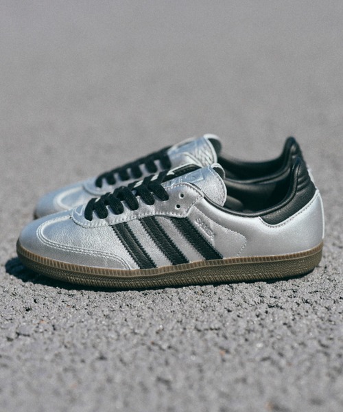 adidas Samba OG W シルバー 24.0cm シルバー（銀色）系 24.5cm adidas