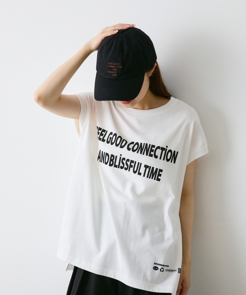 FEEL GOOD CONNECTION AND BLISSFUL TIME（フィールグッドコネクションアンドブリスフルタイム）の「【F&B】ロゴ刺繍キャップ（キャップ・レディース・ブラック/ネイビー・FREE）」の4枚目の写真