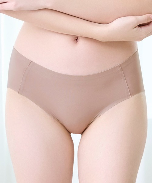 BRADELIS NEWYORK（ブラデリスニューヨーク）の「シームレスビキニ ブラデリス（ショーツ・レディース・モカ/ピンク系その他/ブラック・2/1）」の2枚目の写真
