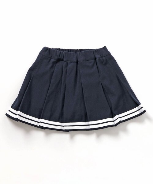 8381.【未使用タグ付き】and per se プリーツスカー UVカット セール】【リンク】ライン入りインパンツ付きプリーツスカート