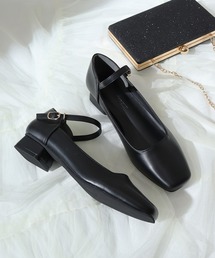 LibertyDoll（リバティードール）の「LIBERTYDOLL スクエアトゥ アンクルストラップ パンプス（パンプス）」