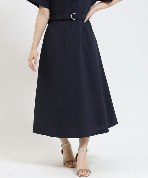 TRUDEA（トルディア）の「ドライタッチスキッパーワンピース（ワンピース・レディース・チャコールグレー/ベージュ/ネイビー・MEDIUM/LARGE）」の16枚目の写真