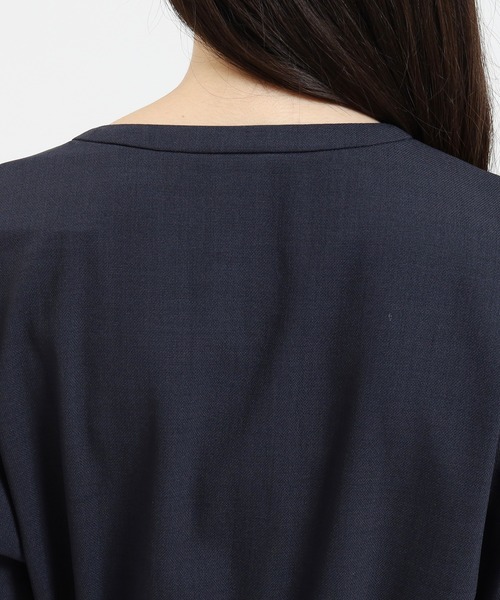 TRUDEA（トルディア）の「ドライタッチスキッパーワンピース（ワンピース・レディース・チャコールグレー/ベージュ/ネイビー・MEDIUM/LARGE）」の5枚目の写真