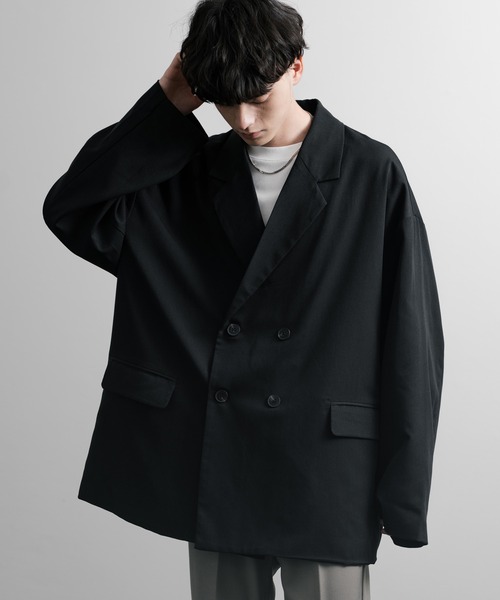 【セール】オーバーサイズダブルテーラードジャケット（テーラードジャケット）｜Rocky Monroe（ロッキーモンロー）