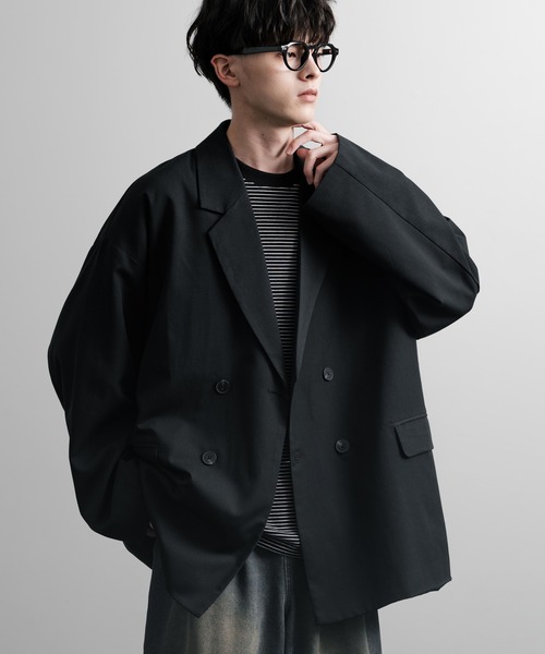 【セール】オーバーサイズダブルテーラードジャケット（テーラードジャケット）｜Rocky Monroe（ロッキーモンロー）