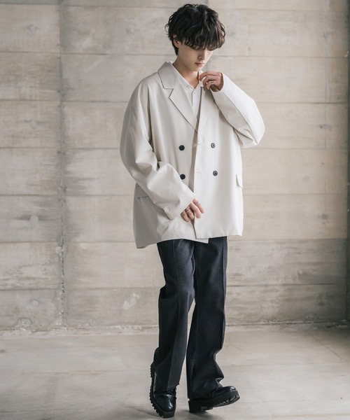 セール】オーバーサイズダブルテーラードジャケット（テーラード