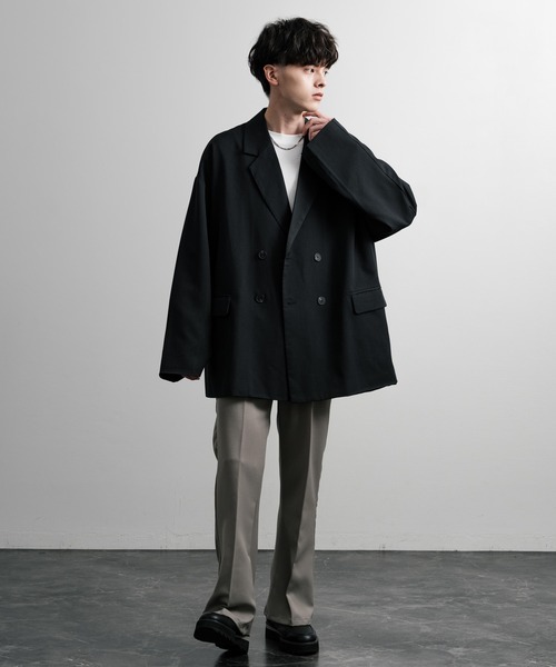 【セール】オーバーサイズダブルテーラードジャケット（テーラードジャケット）｜Rocky Monroe（ロッキーモンロー）