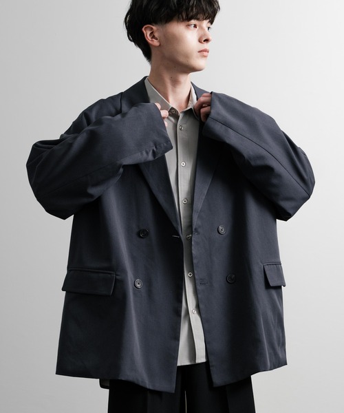 【セール】オーバーサイズダブルテーラードジャケット（テーラードジャケット）｜Rocky Monroe（ロッキーモンロー）